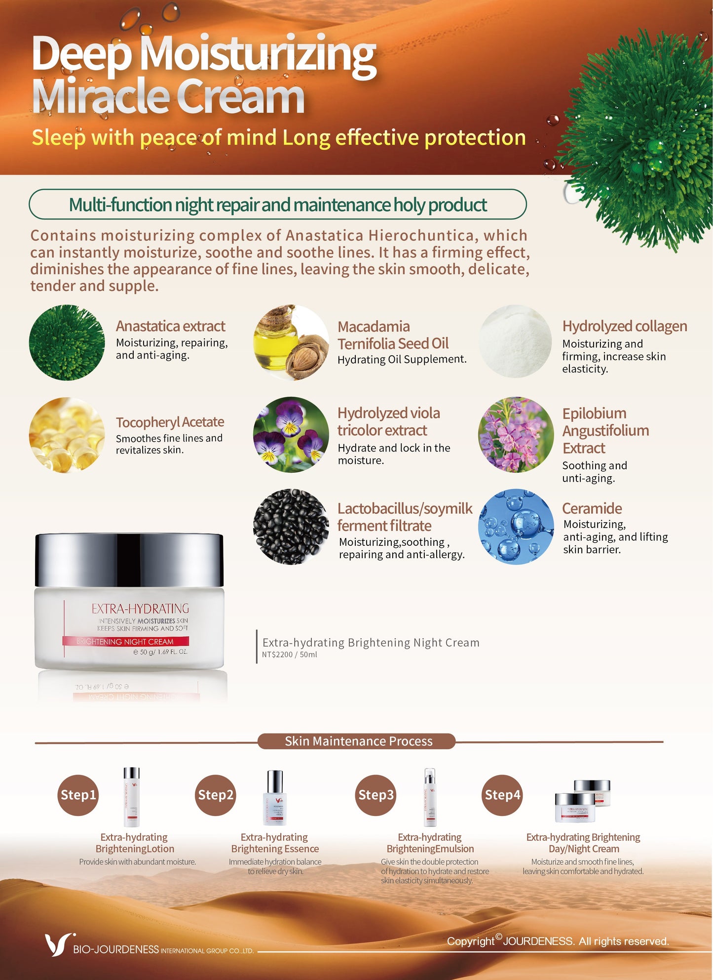 Extra-hydrating Brightening Night Cream (50ml)